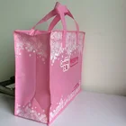 Cheap Custom Logo Non Woven Bag Large PP Laminated Shopping Zipper Bag with Handle