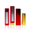 Fashionable sealing well lipstick cosmetic packaging tube with mirror with press button with spring red color ZK68055