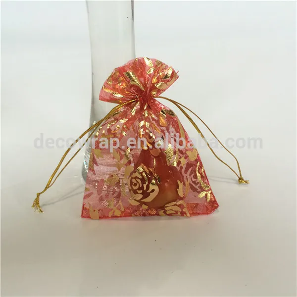 custom made satin organza bags pouches