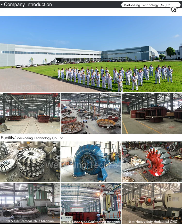 generator for hydro plant