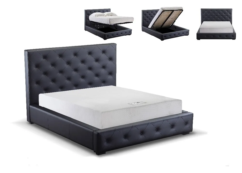 Fabric Queen Bed Frame Leather PU Linen FURNITURE BEDROOM KING BED FRAME FURNITURE KING BED FRAME bedroom wooden living room