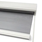 Home decor window decorative double layers fabric window shade /roll blinds
