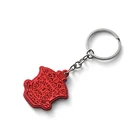 Key Pendant accessories, environmental cartoon key chains, PVC soft rubber gift key rings