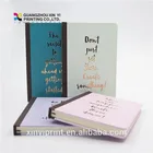 fancy custom hardcover A5 size paper stationery notebook printing