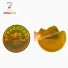 3D logo void custom anti vinyl adhesive label authenticity hologram sticker