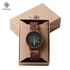Factory OEM japanese movt quartz custom design wooden watch wood unisex