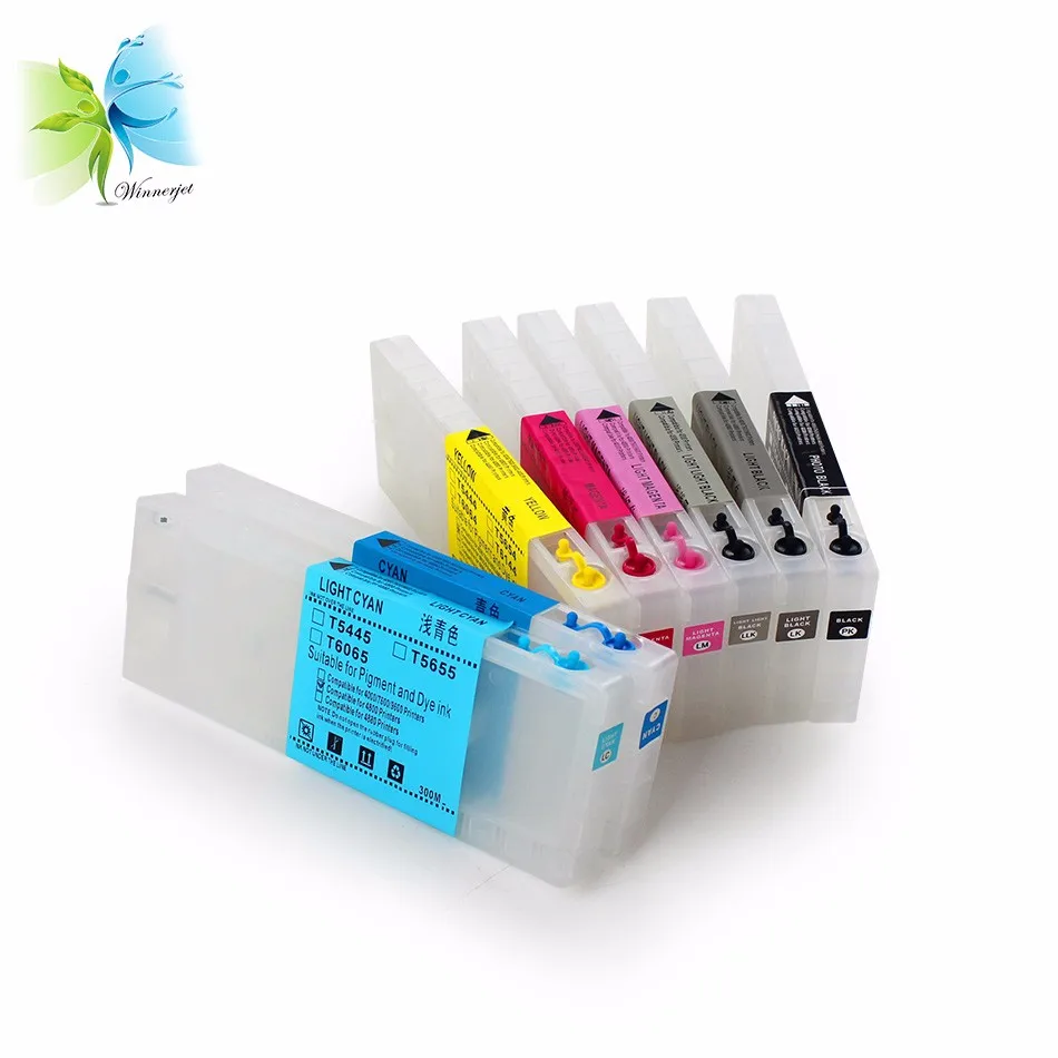 8 Color 300ml T5441 T5448 Empty Refill Ink Cartridge For Epson Stylus