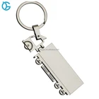 Custom Logo Blank Metal Keychain With Laser Printing Epoxy Dome