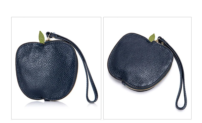 Women genuine leather coin purse 16