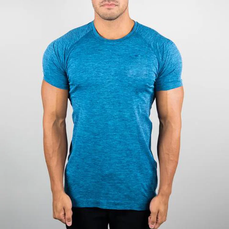 2017 New Arriva wholesales sportswear men custom blank gym clothing surfing dry t shirt