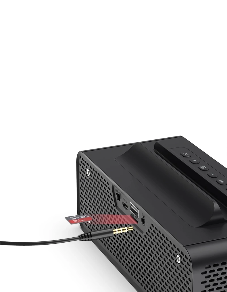 Oneder V06 Speaker Sound Box Professional Smart wireless LED screen Alarm clock active multimedia speaker - ANKUX.COM