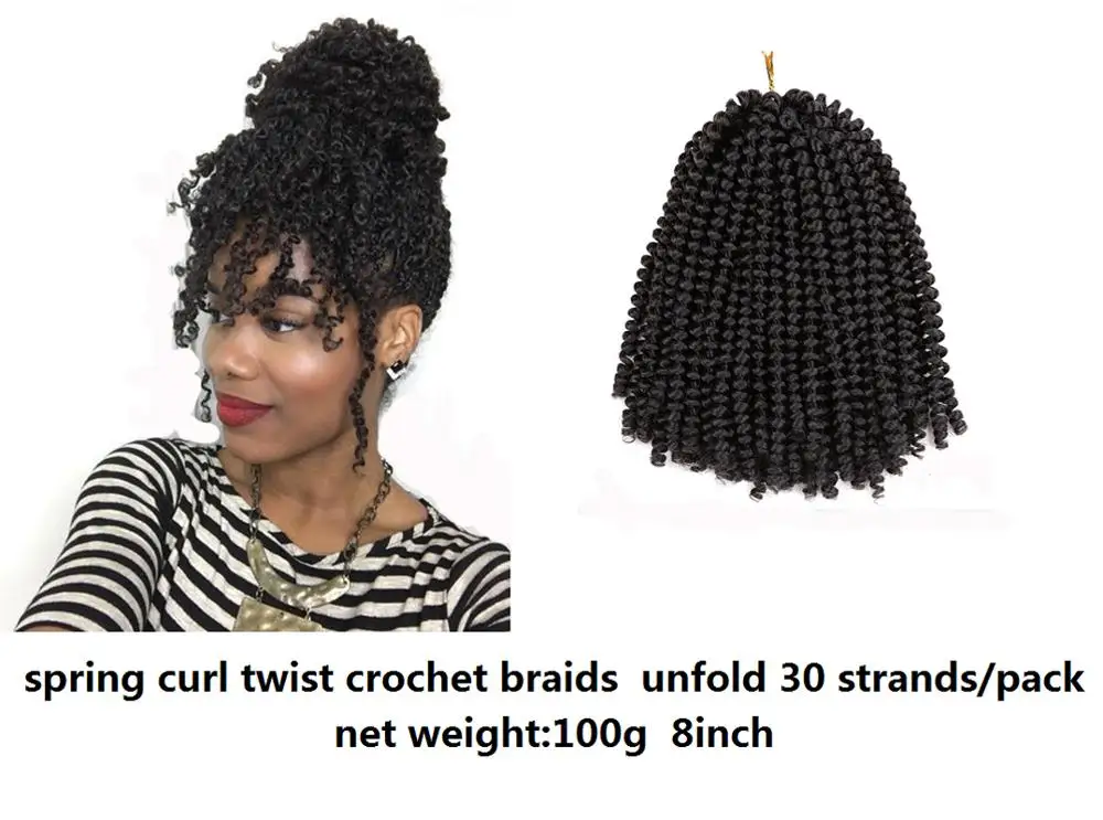 Synthetic Fluffy Nubian Twist Bulk Jamaican Bounce Spring Twist