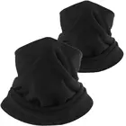 fleece neck warmer soft elastic fleece skiing face scarf neckerchief