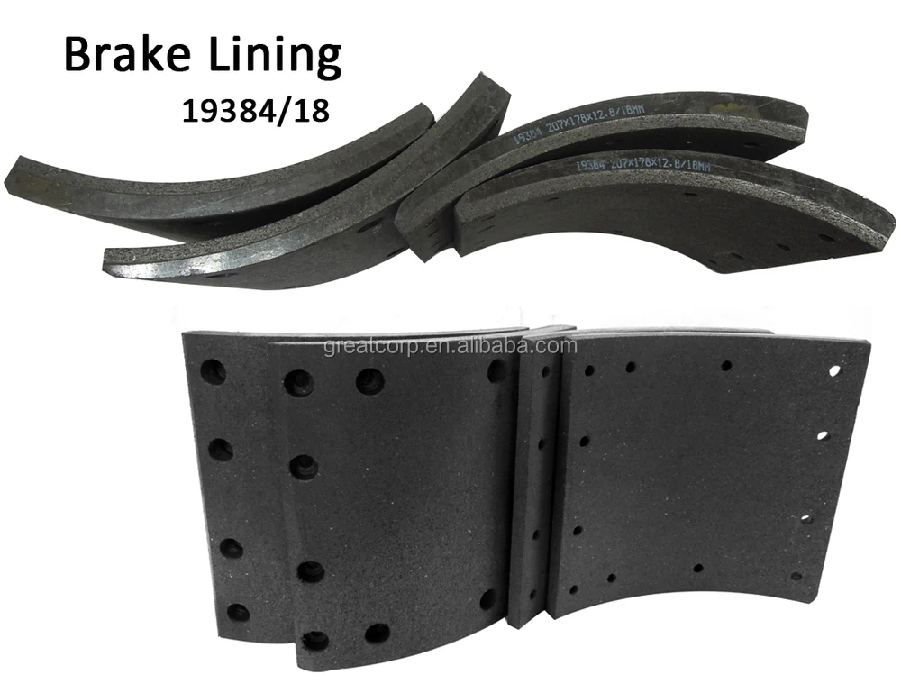 product details for the brake linging for trailer brake lining