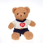 High Quality Plush Teddy Bear Toy With T Shirt Stuffed Teddy Bear Soft Plush Toys