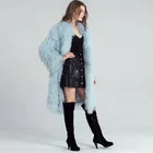High Quality Wholesale Custom Size Luxury Mongolian Women RealFur Coat