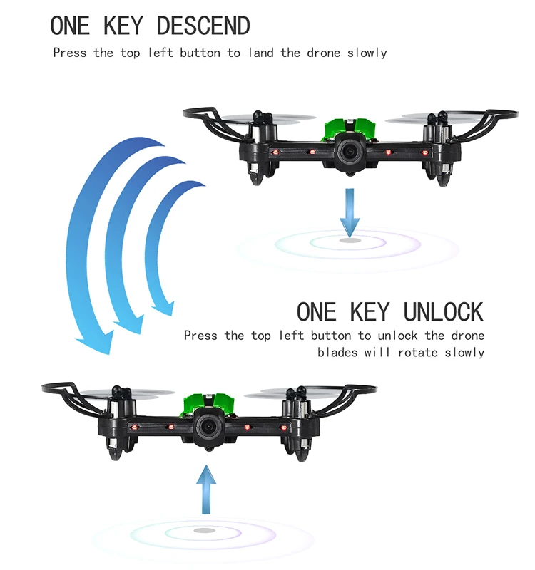 10. T18D_Green_Racing_Drone_with_Altitude_Hold_WIFI_FPV_RC_Drone