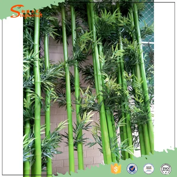 new style Artificial green bamboo stick outdoor artificial bamboo hight quality artificial bamboo