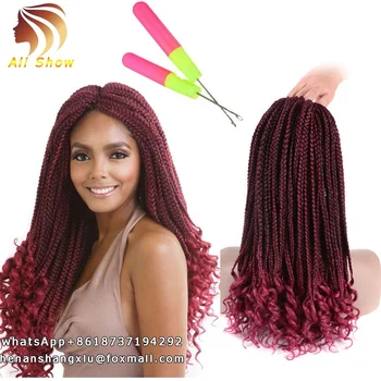 Deep Curly Bulk Hair Crochet Braid Hair Extensions Pre Loop