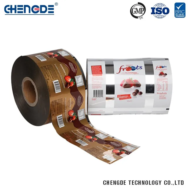 Aluminum Foil Fashion Food Packaging Plastic Roll Film