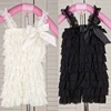 Hot sale instock sleeveless lace petti romper baby girls rompers