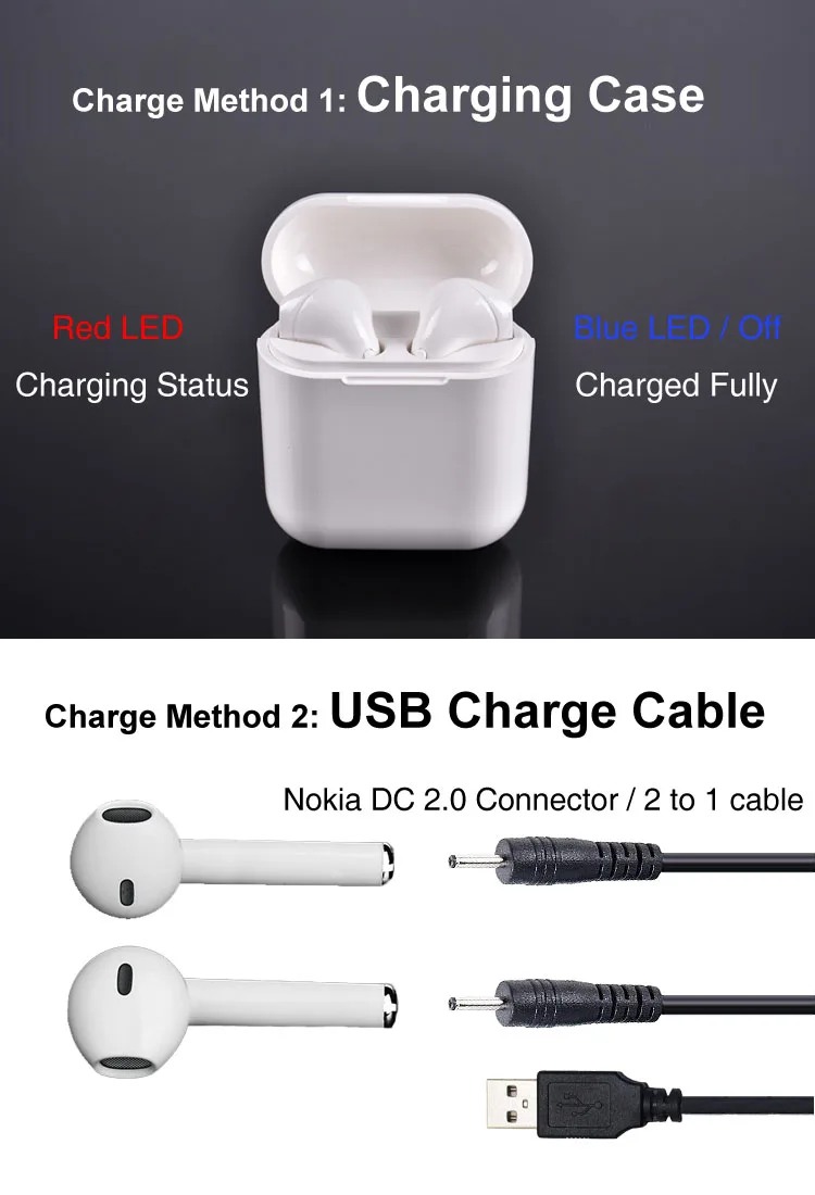 Twins F10 Pro TWS Bluetooth 5.0 Earphones Headphone Headset True Wireless Earbuds - ANKUX.COM