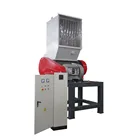 Scrap plastic crush crusher crushing grinder grinding machine for waste pet bottle, ldpe lldpe plastic film, pp