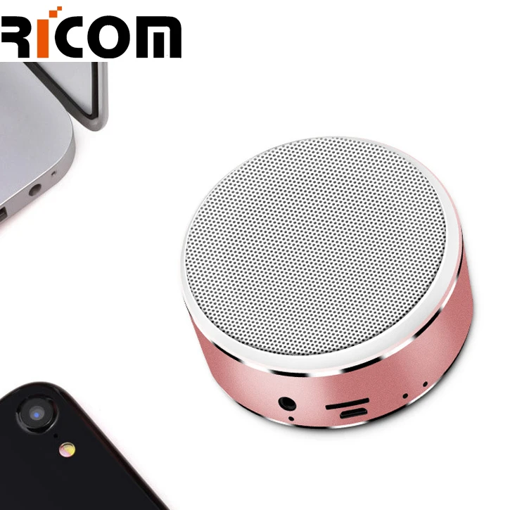 BSP-205B Handfree mini bluetooth speaker, Metal round speaker for iphone - ANKUX.COM