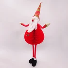 71cm standing Christmas chart paper decoration santa claus