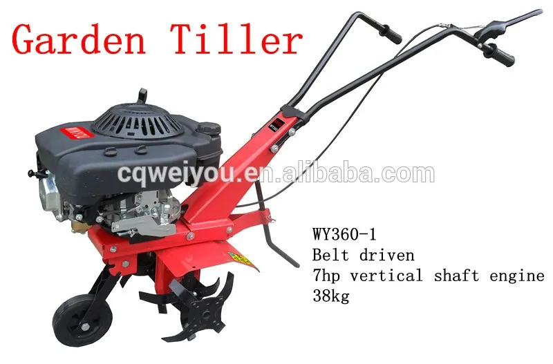 7HP Mini Garden Hand Tiller Vertical Shaft Tiller WY360, View hand