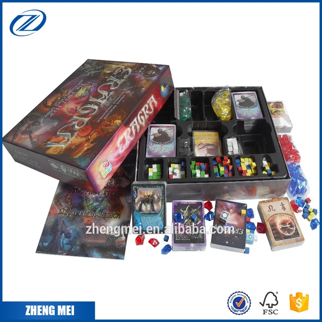 Popular design customized board game with acrylic gems
