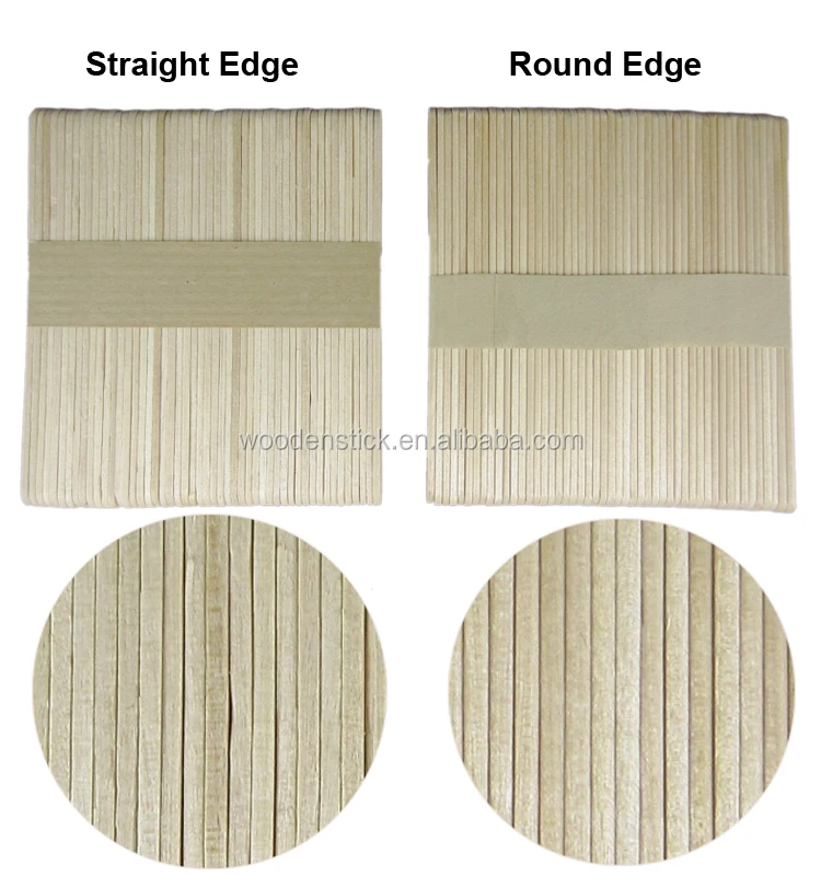 plain edge bulk birch wooden colored ice cream sticks spoon