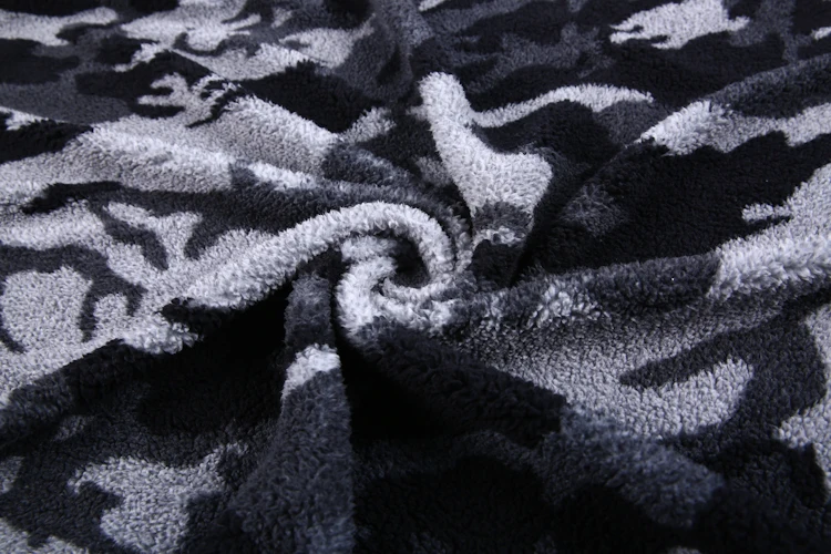 custom bonded 100 polyester microfiber sherpa pile fabric fleece