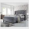 /product-detail/grey-velvet-bed-frame-double-winged-buttoned-headboard-bed-frame-only-60802741144.html