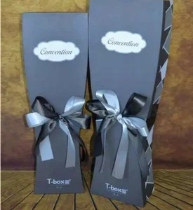 rectangular flower paper box package