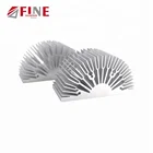 Industrial large cpu aluminium 6063 extrusion heat sink