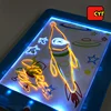 kids electronic glow magic 3D writing led drawing board with multi flash
