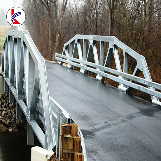 steel truss compact panel steel structure bridge for vehicle