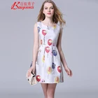 Women's Floral Lace Formal Dress Evening Embroidered lovely Prom Elegant Midi Dresses
