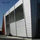 Aluminium Aerofoil Blades Sun Louvres Roof