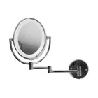 Iron stretching LED bathroom mirror wall mounted make up mirror with light