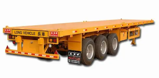 low price high quality new 3 axle 20ft 40ft