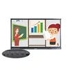 Hot sale 4K UHD 10 users 55 65 75 86 and 100 inch interactive monitor touchscreen touch screen with computer for schools