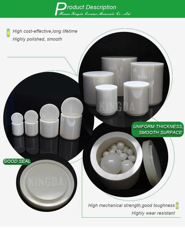 Yttrium Oxide Zirconium Ball Mill Jars,Yttria Stabilized Zirconia