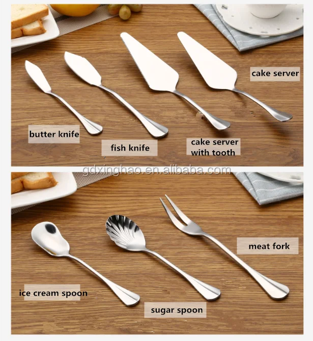 Wide-used Stainless Steel Kitchen Items-Spoon Knife and Fork