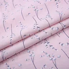 Custom 40S*40S jersey jacquard floral 100% cotton baby printing fabric for dress