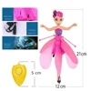 Pletom Fairy Doll Aeroplane for Girls RC Infrared Induction Princess Robot Kids Butterfly LED Light Flying Toys for Sale