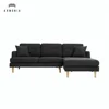 Scandinavian Modern style living room furniture cheap corner sofa sectionals