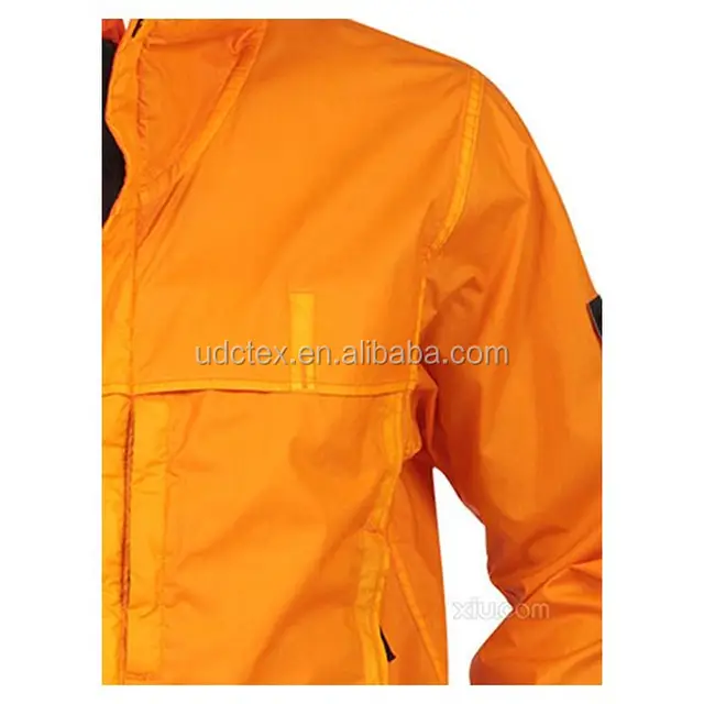 210d high visible fluorescent apparel fabric in orange