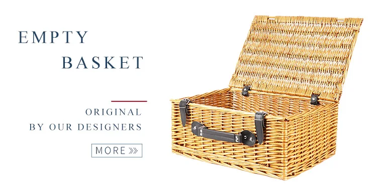 online shopping handicraft gift basket empty storage wicker